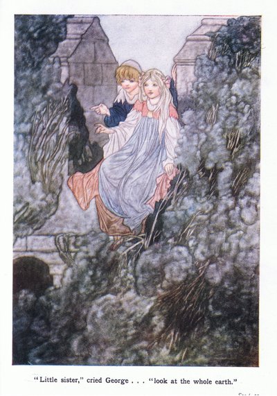 Little Sister, Cried George Look at the Whole Earth by Charles Robinson